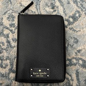 kate spade ♠️ Black Wellesley Planner